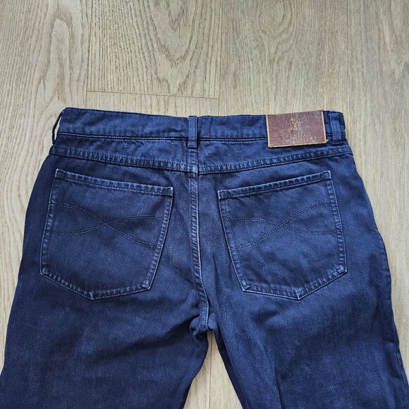 Brunello Cucinelli Men’s Slim Fit Five-Pocket Jeans – US 32 (IT 48), Dark Wash - Picture 10 of 15